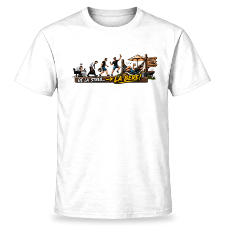 Tricou Bere - De la stres la bere