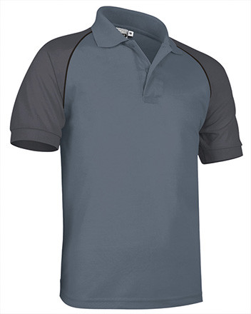 Set 10 tricouri polo Tricolor adulti  (gri ciment-gri carbune-negru)